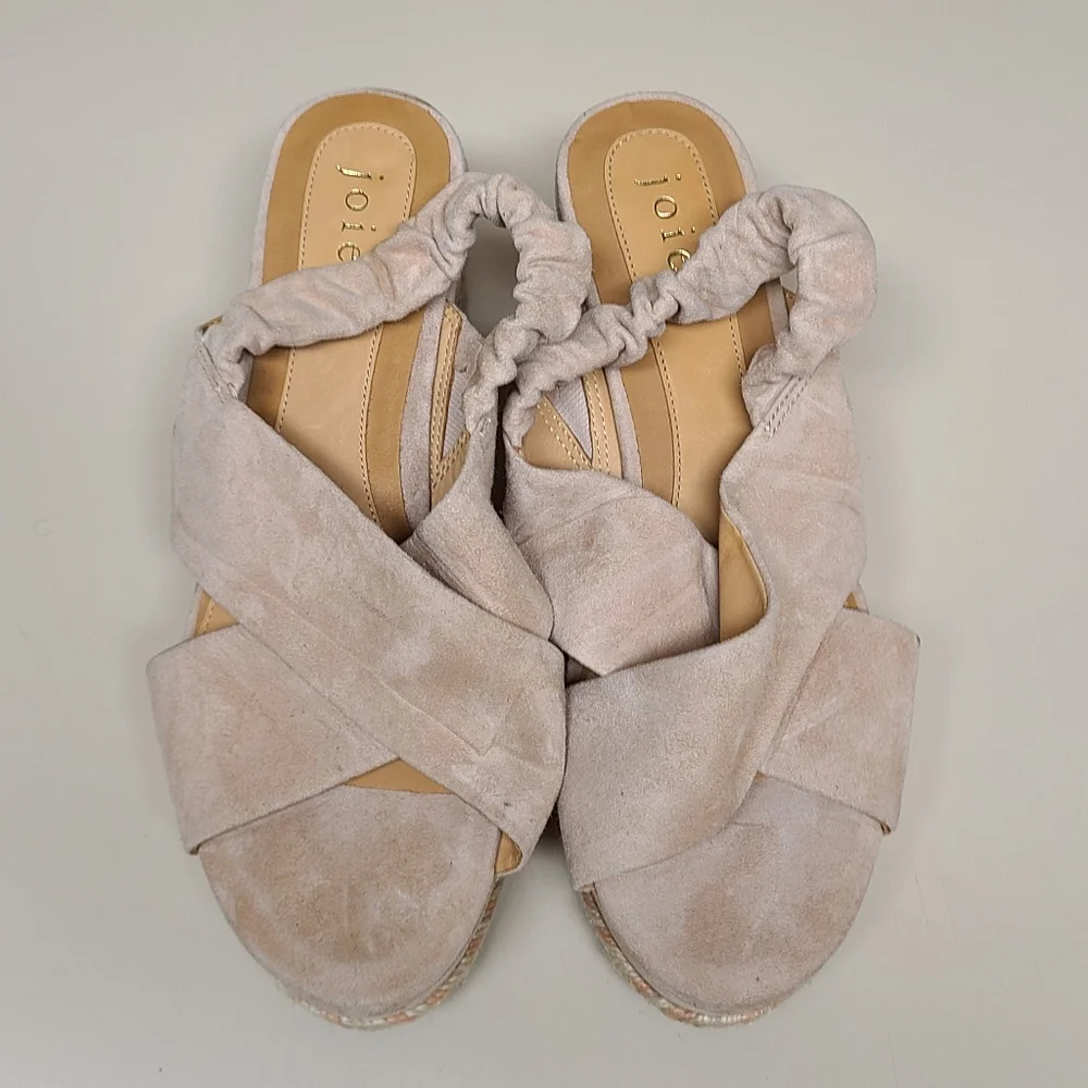 Joie Suede Garden slingback platform sandals size 38 - Picture 5 of 13